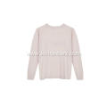 Women's Knitted Crew Neck Homewear Sleepwear Pullover